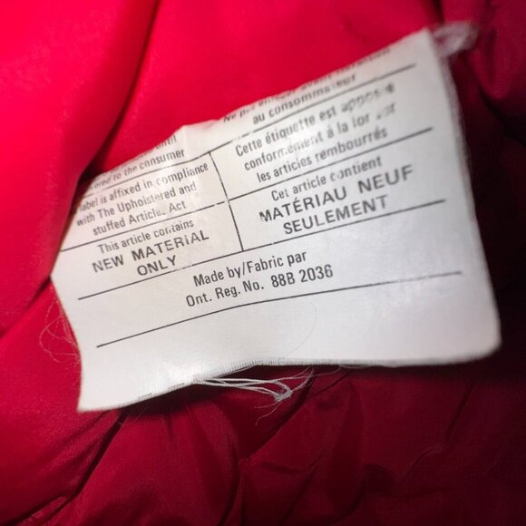 Eddie Bauer Womens Size L Goose Down Filled Vintage Puffer Vest Red - Picture 5 of 8